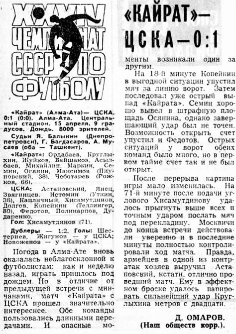 1972-04-15.Kajrat-CSKA.1