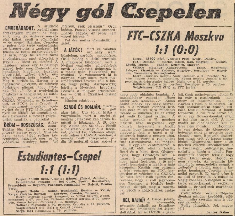 1975-08-20.Ferencvarosh-CSKA