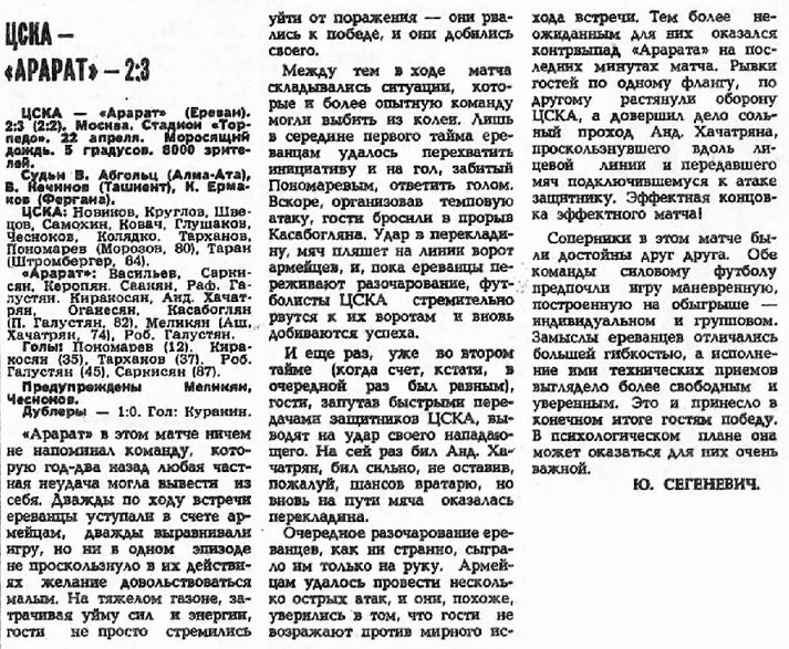 1982-04-22.CSKA-Ararat.1