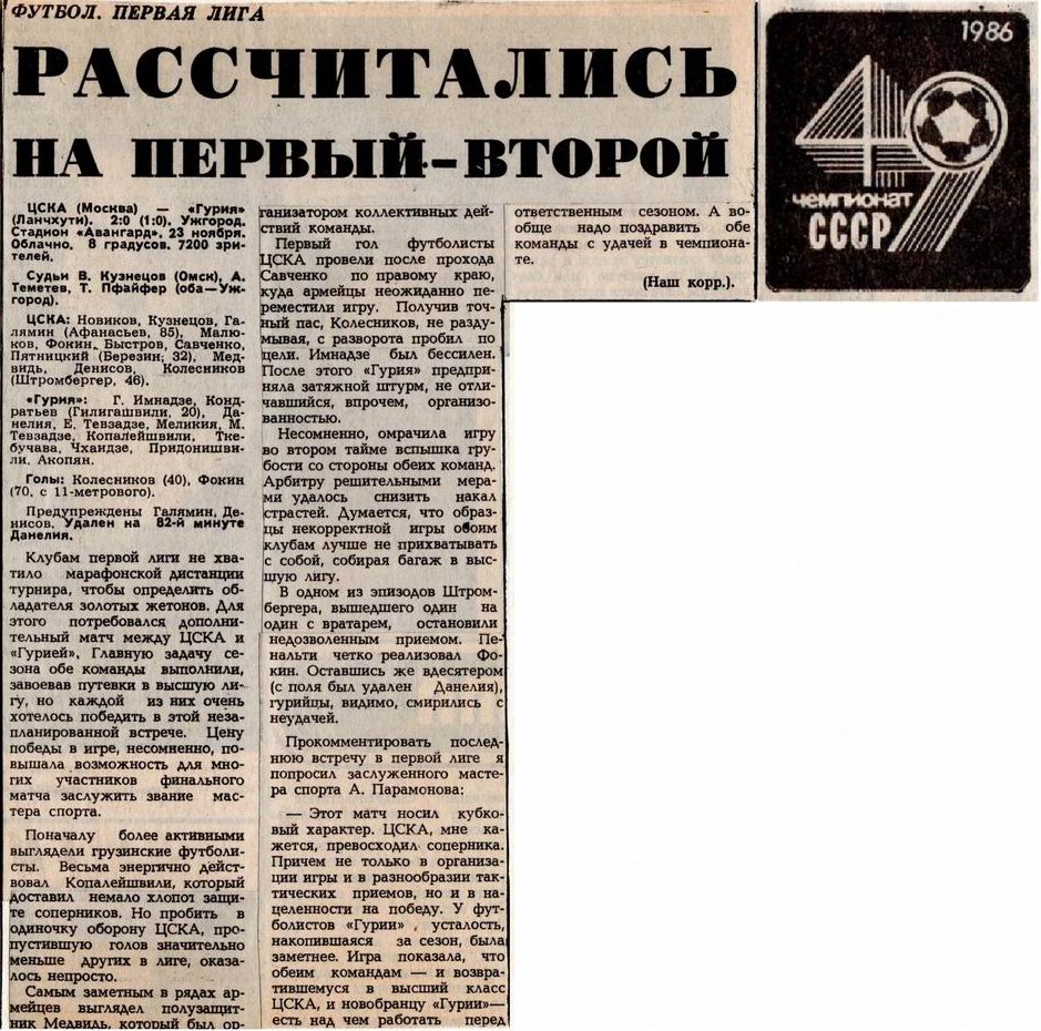 1986-11-23.CSKA-Guria.1