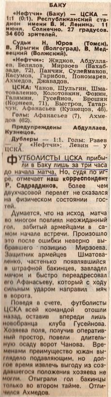1987-06-11.Neftchi-CSKA