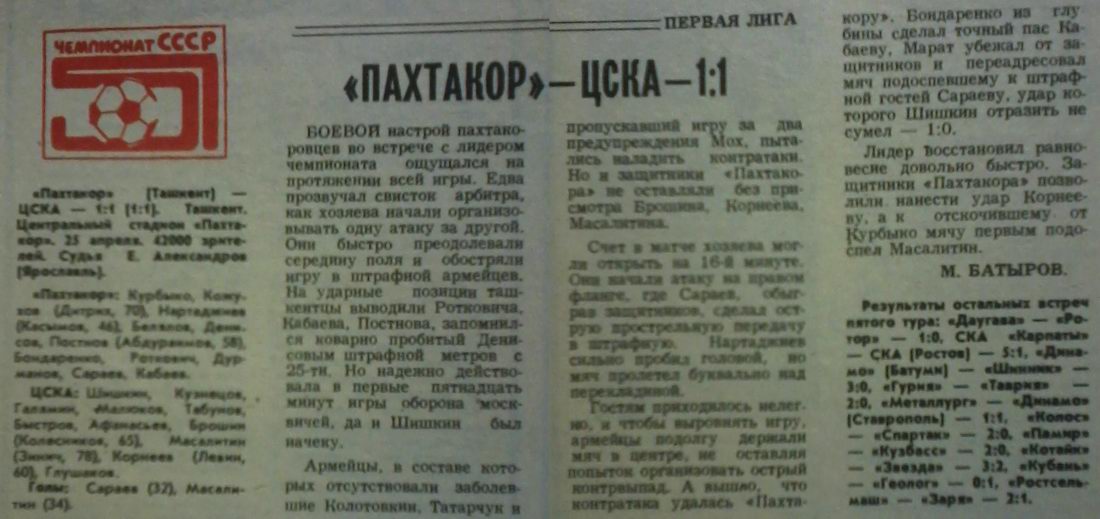 1988-04-25.Pakhtakor-CSKA.2