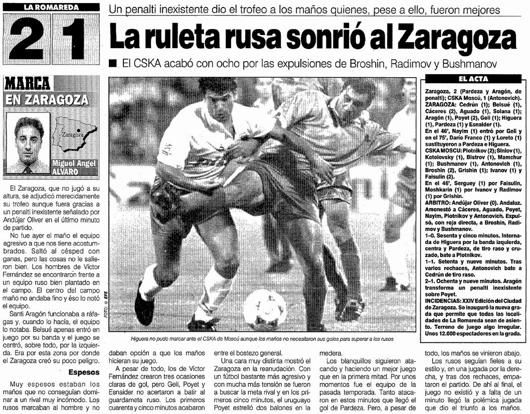 1994-08-18.Zaragoza-CSKA