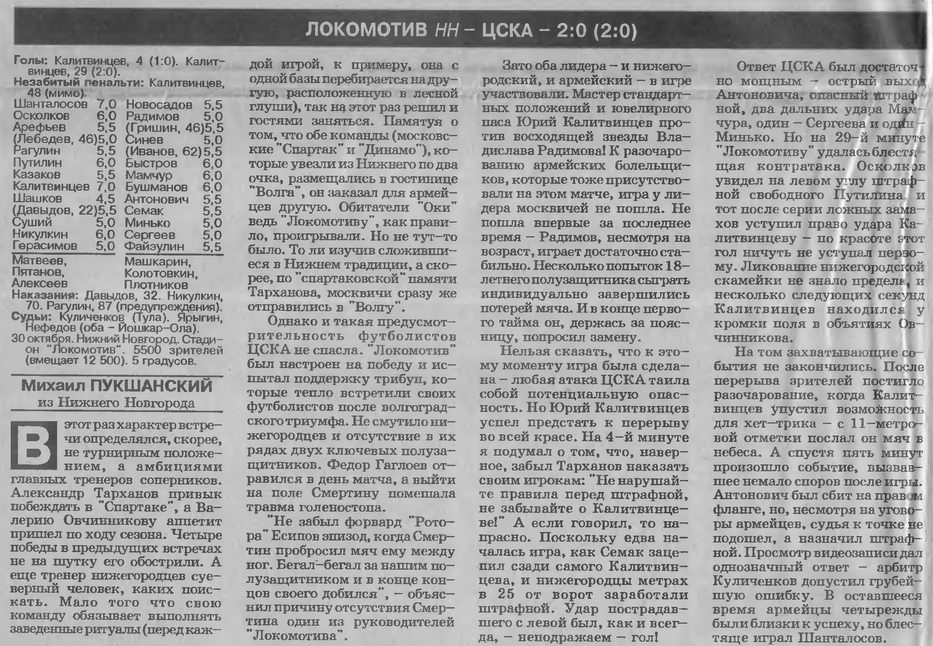 1994-10-30.LokomotivNN-CSKA.1