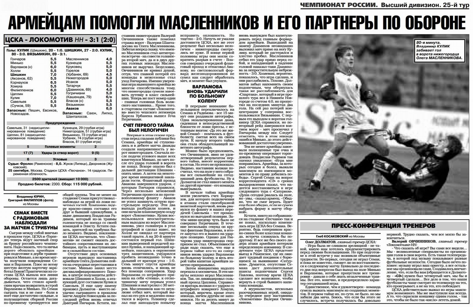 1999-09-25.CSKA-LokomotivNN